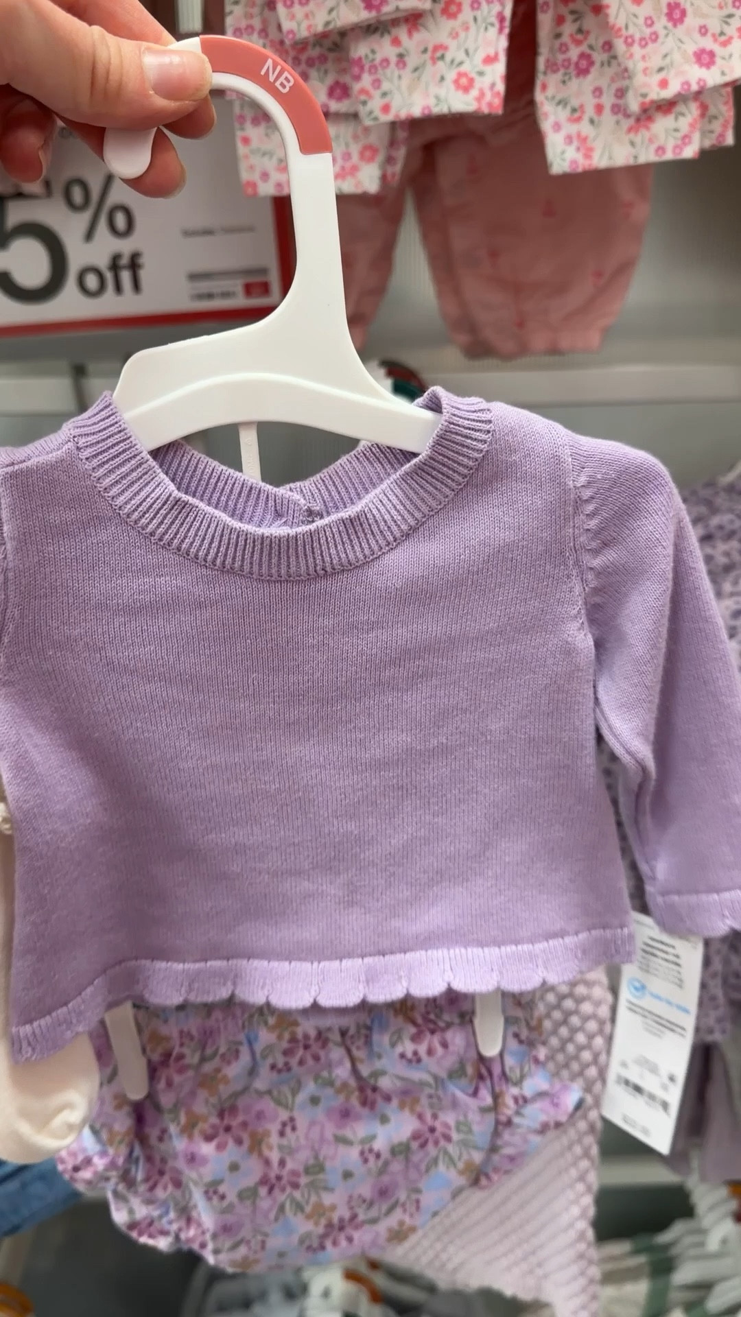 Baby girl outfit of the day 🤍 This adorable 3 piece baby girl outfit features a soft purple sweater top with back buttons, sweet floral bloomers, and white high top socks for the cutest baby girl spring outfit. Perfect for Easter baby photos, family outings, playdates, and everyday baby style. A must-have baby girl boutique style outfit that’s cozy, classic, and timeless.

#LTKmomlife #LTKBaby #LTKSpringSale