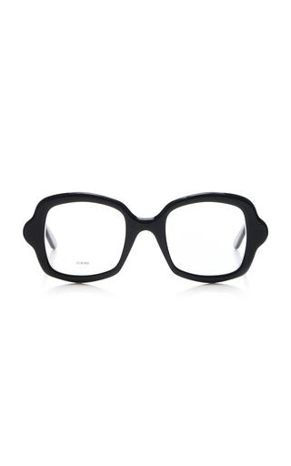 Curved Square-Frame Acetate Glasses | Moda Operandi (Global)