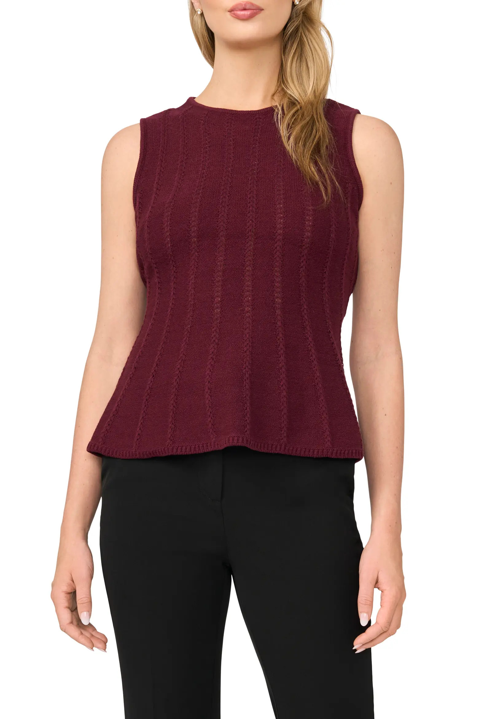 Sleeveless Peplum Top (Women) | Nordstrom | Nordstrom
