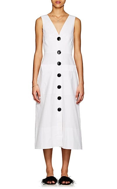 Charlotte Cotton Sateen Midi-Dress | Barneys New York (Global)