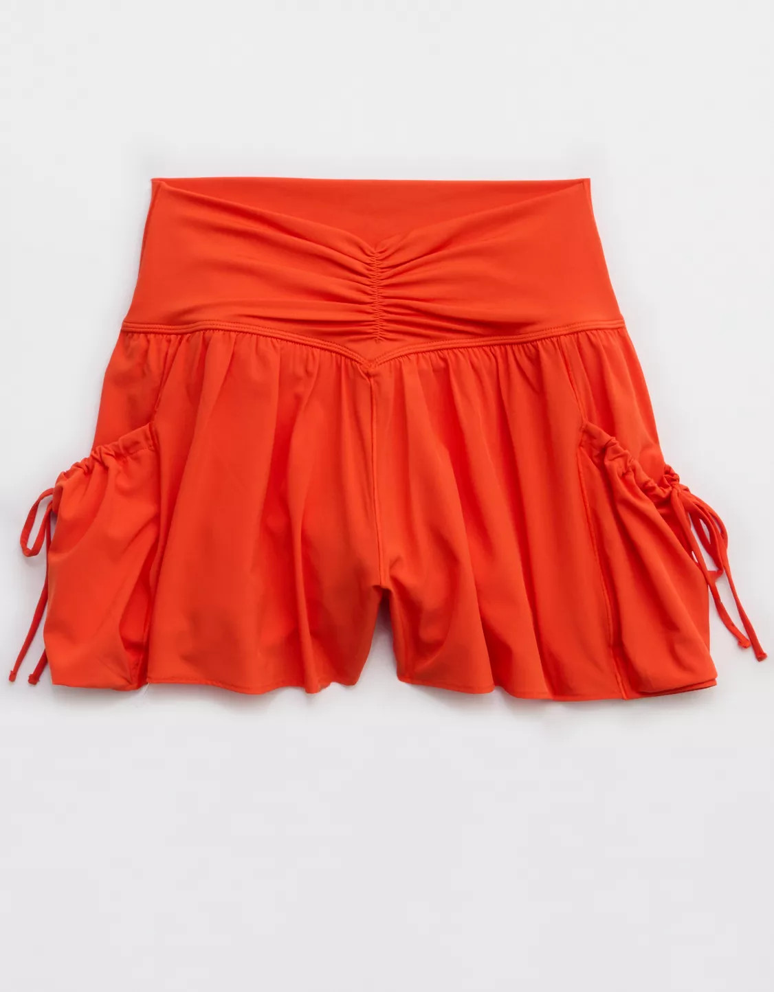OFFLINE By Aerie Real Me Ruched Pocket Flowy Short | American Eagle Outfitters (US & CA)