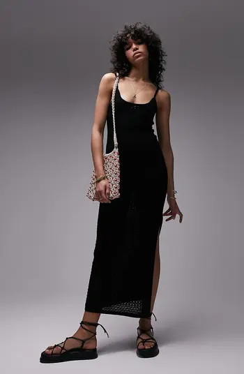 Pointelle Stitch Maxi Dress | Nordstrom