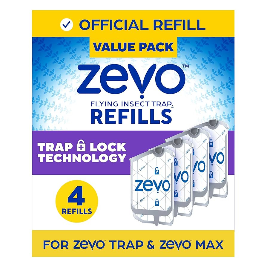 Zevo Flying Insect Trap Refill - for The Zevo MAX & Standard Indoor Fly Trap - Catch Gnats, House... | Amazon (US)