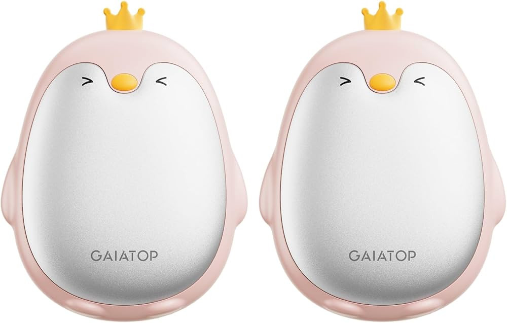 Gaiatop Magnetic Hand Warmers Rechargeable 2 Pack, 3 Settings Cute Pocket Penguin, Fast Hot Hands... | Amazon (US)