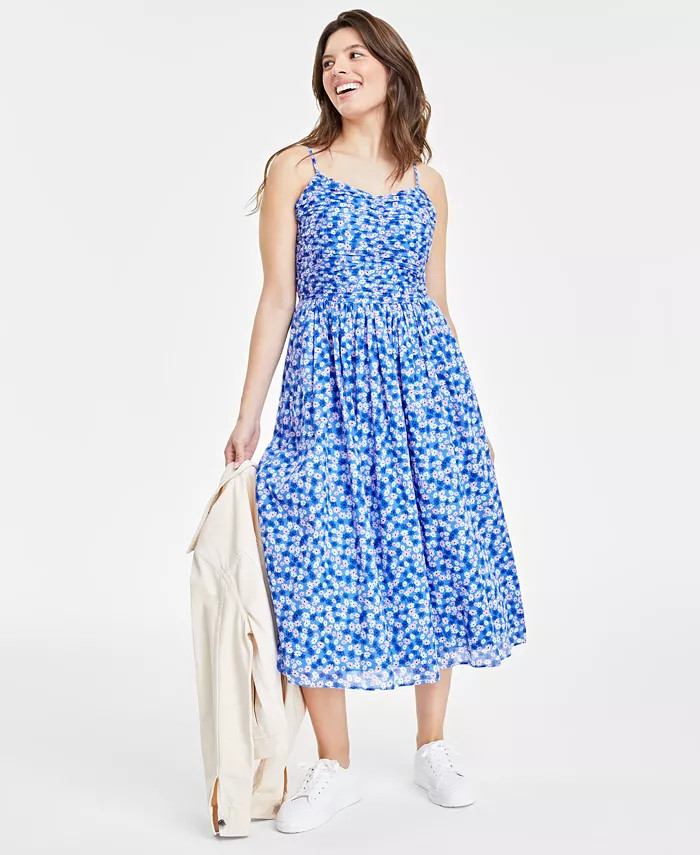 Women's Soft Corset Midi Dress, Created for Macy's | Macy's