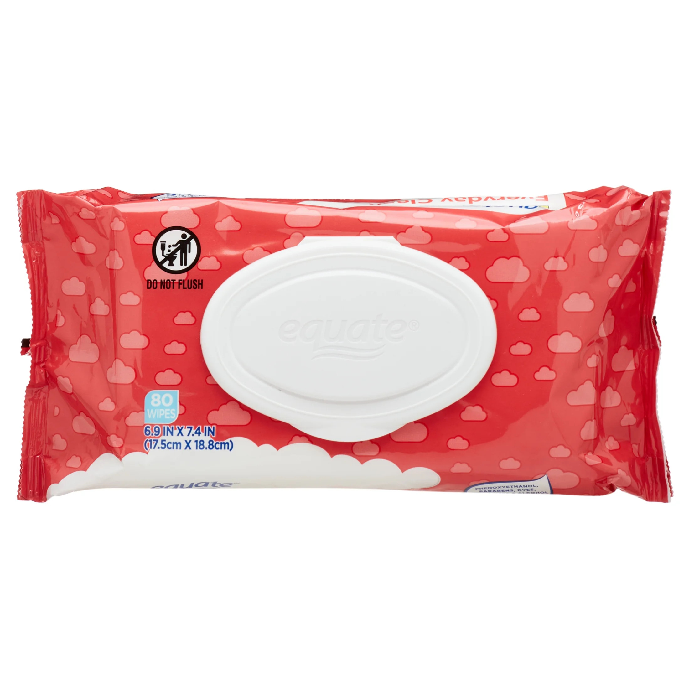 Equate Everyday Clean Aloe Wipes, 1 Flip-Top Pack (80 Total Wipes) | Walmart (US)