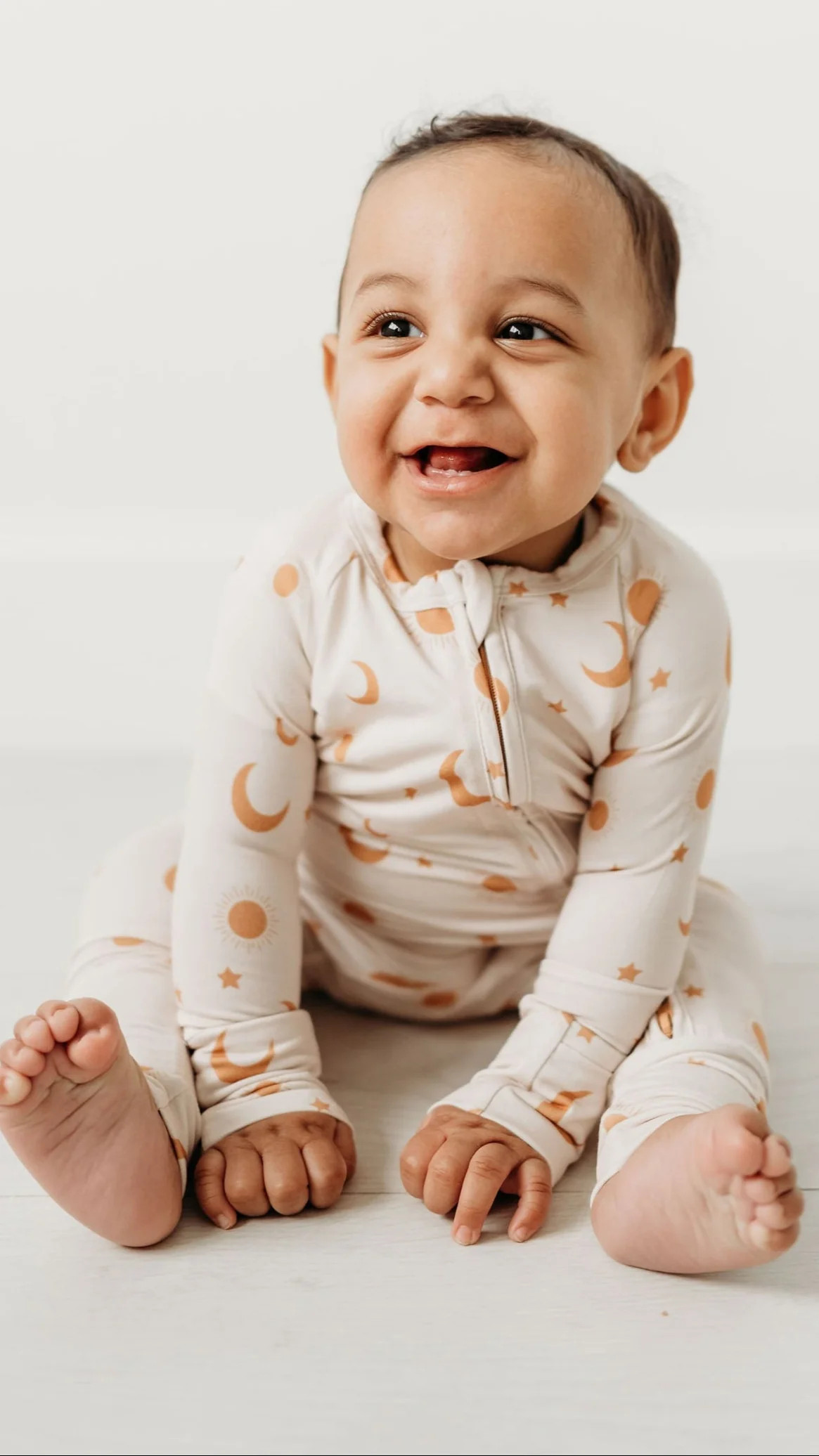 Infant Romper in Suns | Silks Design
