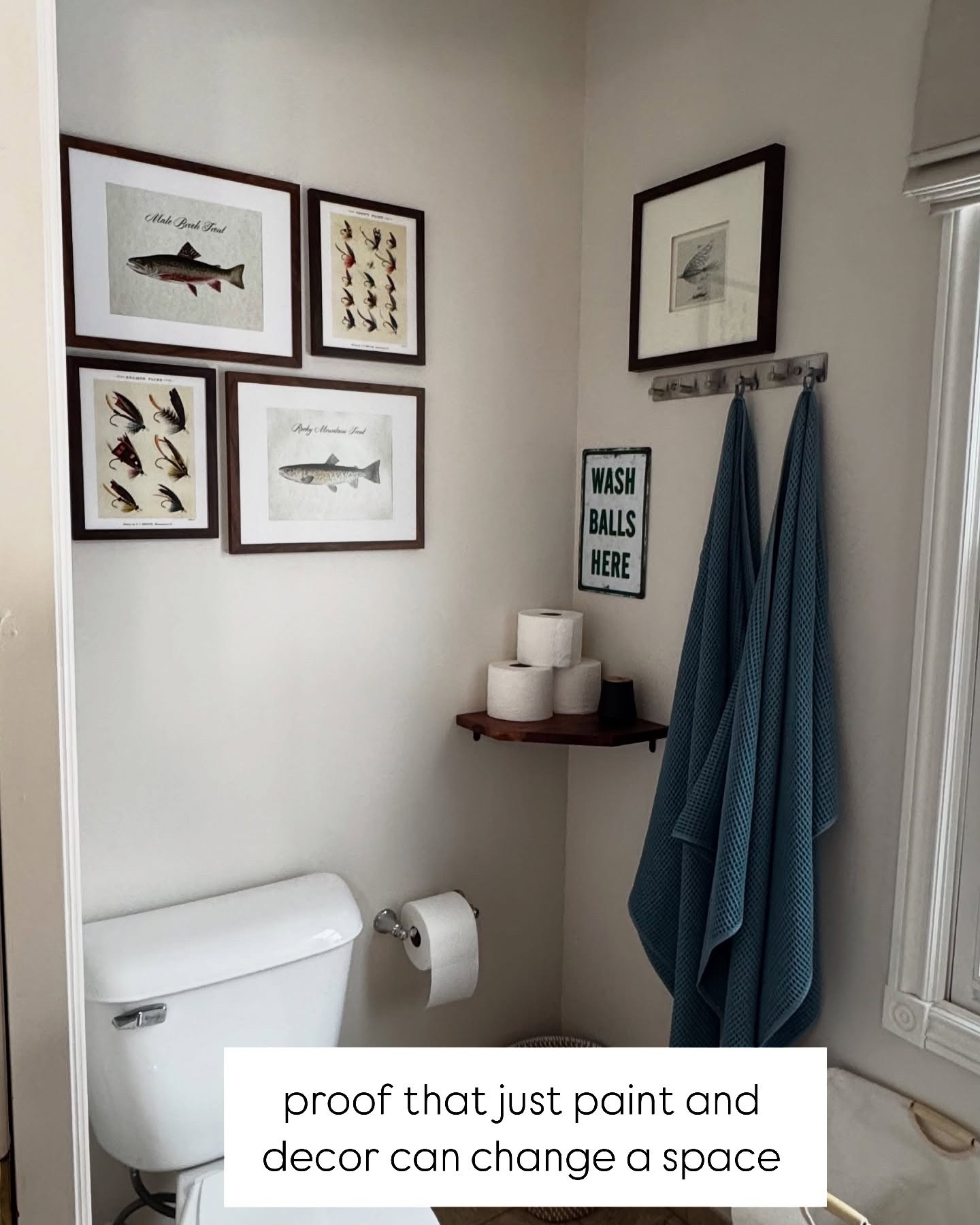 Don’t underestimate the power of paint + decor

I love a good renovation as much as anyone else but time and budget don’t always allow for that. This is still a great way to freshen up a space! 
.
#amazonfinds #bathroomdecor #boymom #boyroom