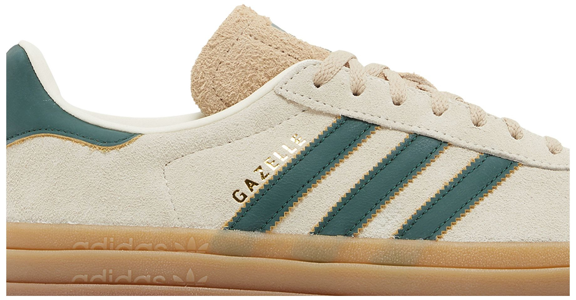 Wmns Gazelle Bold 'Cream Collegiate Green' | GOAT
