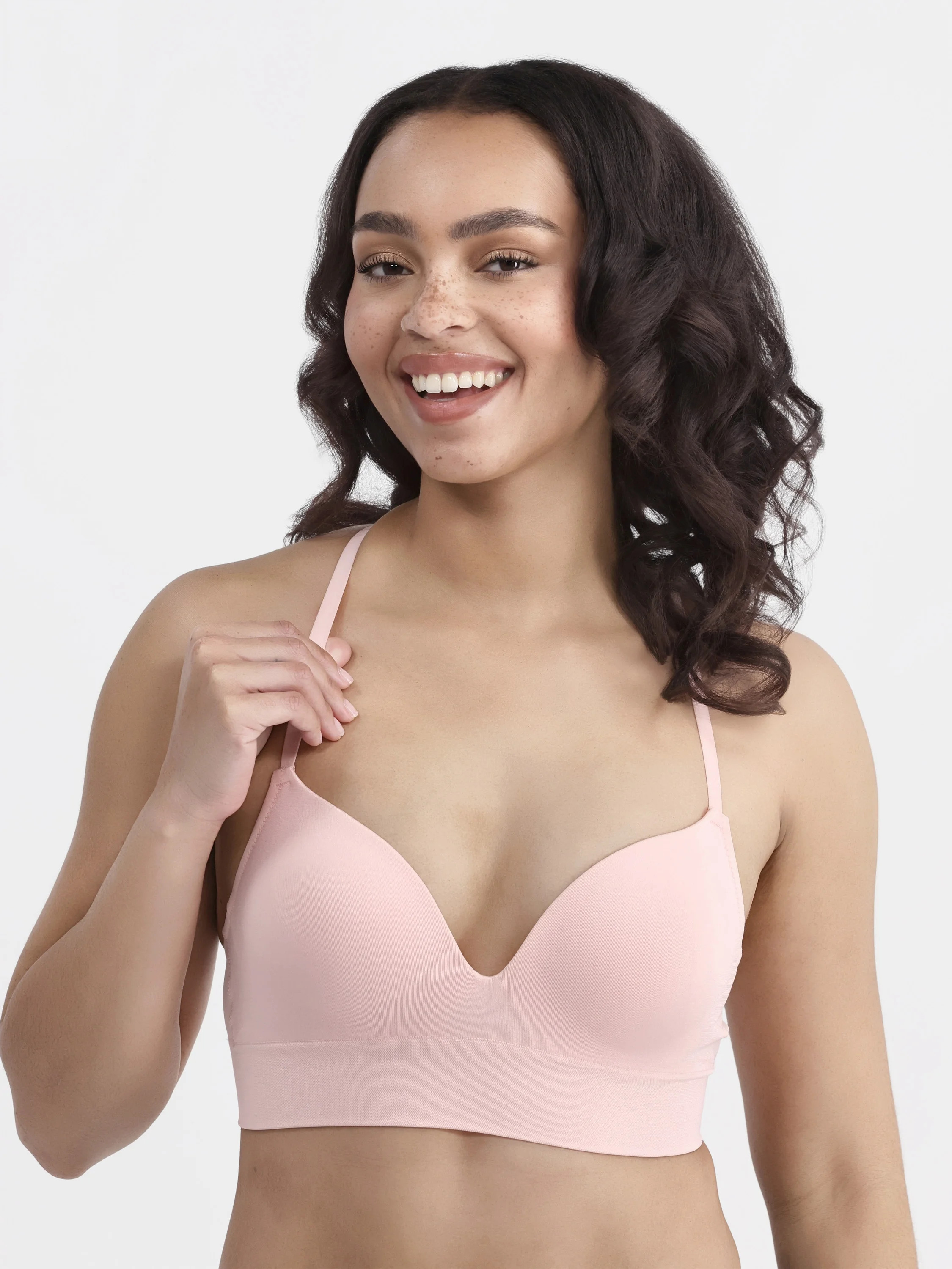 No Boundaries Women's Seamless Wirefree Bra, Sizes XS-XXXL | Walmart (US)