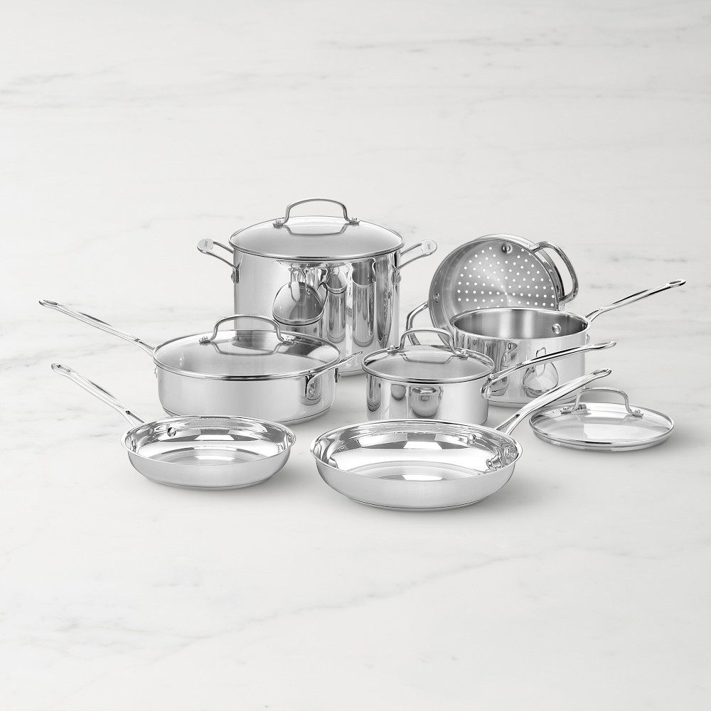 Cuisinart Chef's Classic Stainless Steel 11-Piece Cookware Set | Williams-Sonoma