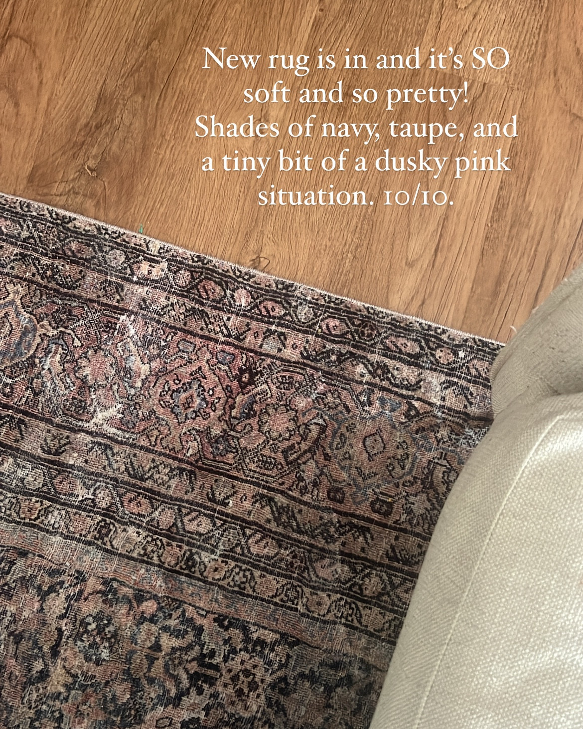 New living room rug and it is SO soft and pretty! Shades of navy and taupe with a slight hint of dusty pink. Perfect!!
Would be so good in a kids room too because of the softness!
-
Loloi cloudpile - Loloi Amber Lewis Morgan rug denim - living room rug - child friendly rug - affordable rug 

#LTKFamily #LTKHome #LTKKids