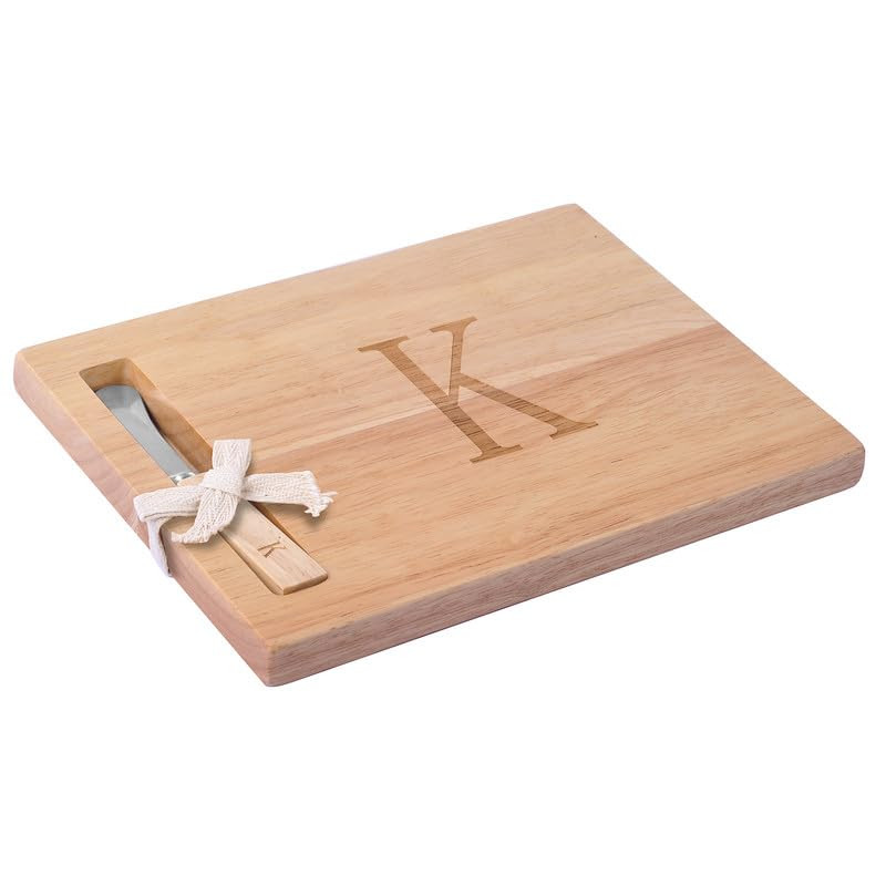 Miicol Wood Charcuterie Board, Monogram Cheese Board 10 Inch, Personalized Initial Cutting Board ... | Amazon (US)