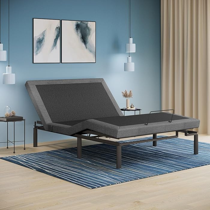 iDealBed 4i Custom Adjustable Bed Base, Wireless, Massage, Dual USB Charge, Nightlight, Zero-Grav... | Amazon (US)