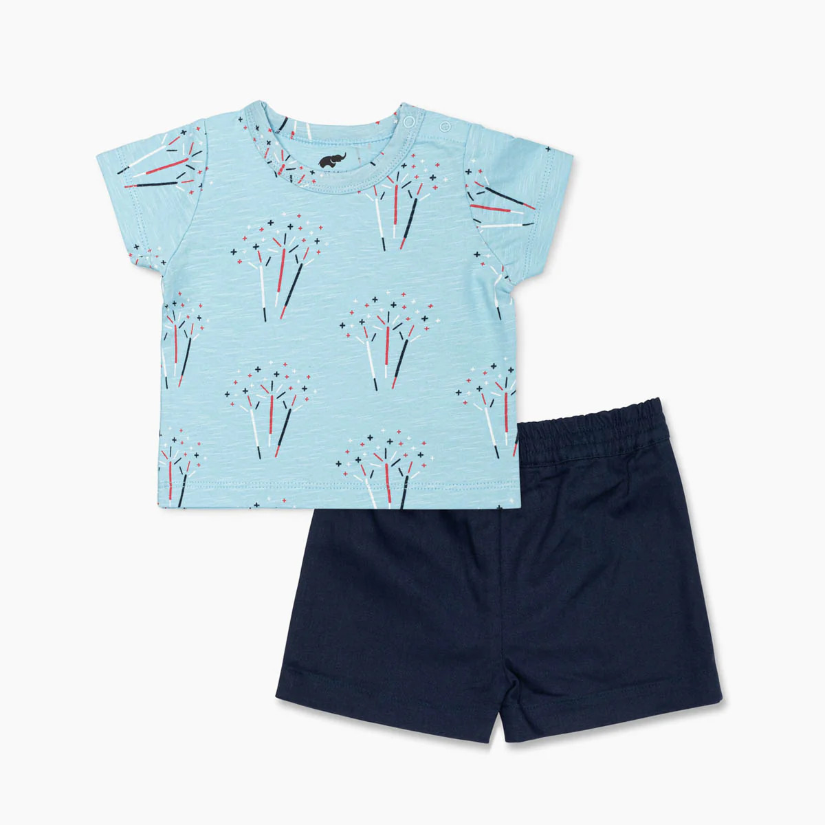 Printed Tee Twill Short Bundle | Monica + Andy