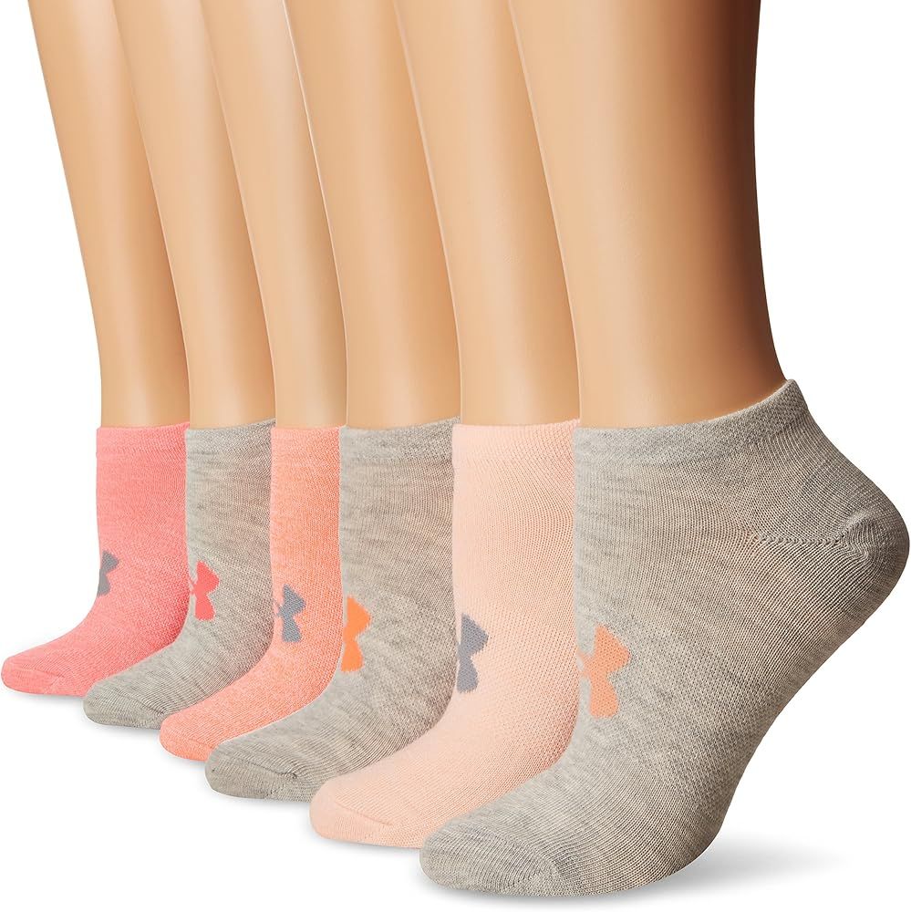 Under Armour Women's Essential No Show Socks, Multipairs | Amazon (US)