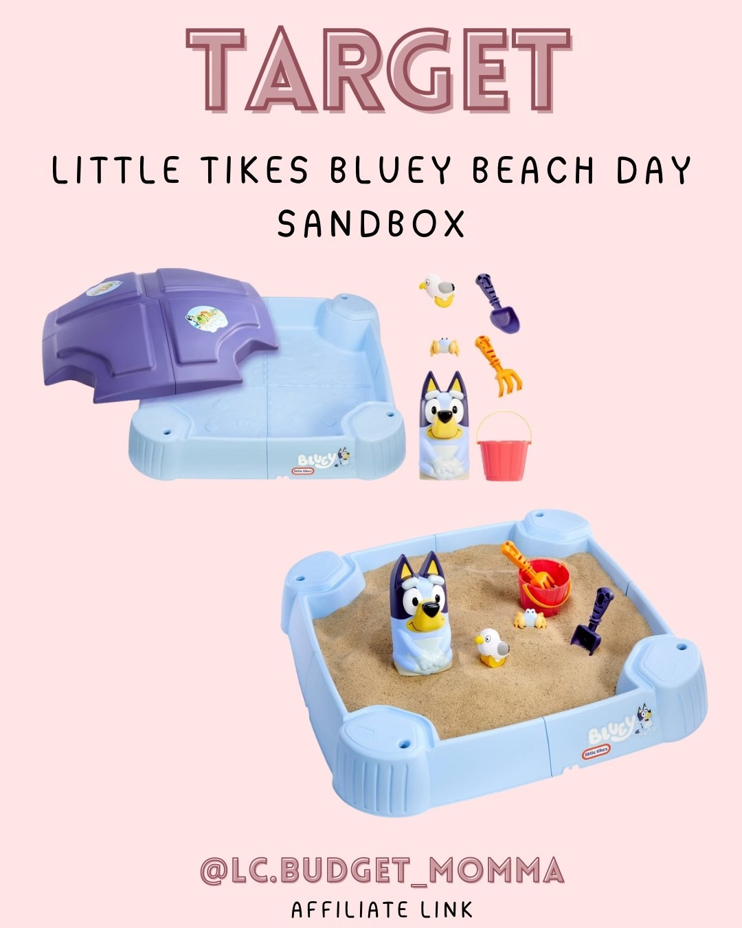 Target Circle Deal $65 

#bluey #kids #targetfinds #targetdeals #sandbox

#LTKSeasonal #LTKKids #LTKSaleAlert
