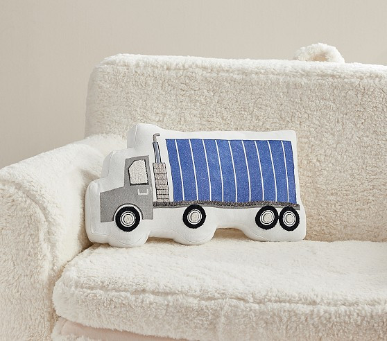 Busy Truck Shaped Pillow | Pottery Barn Kids