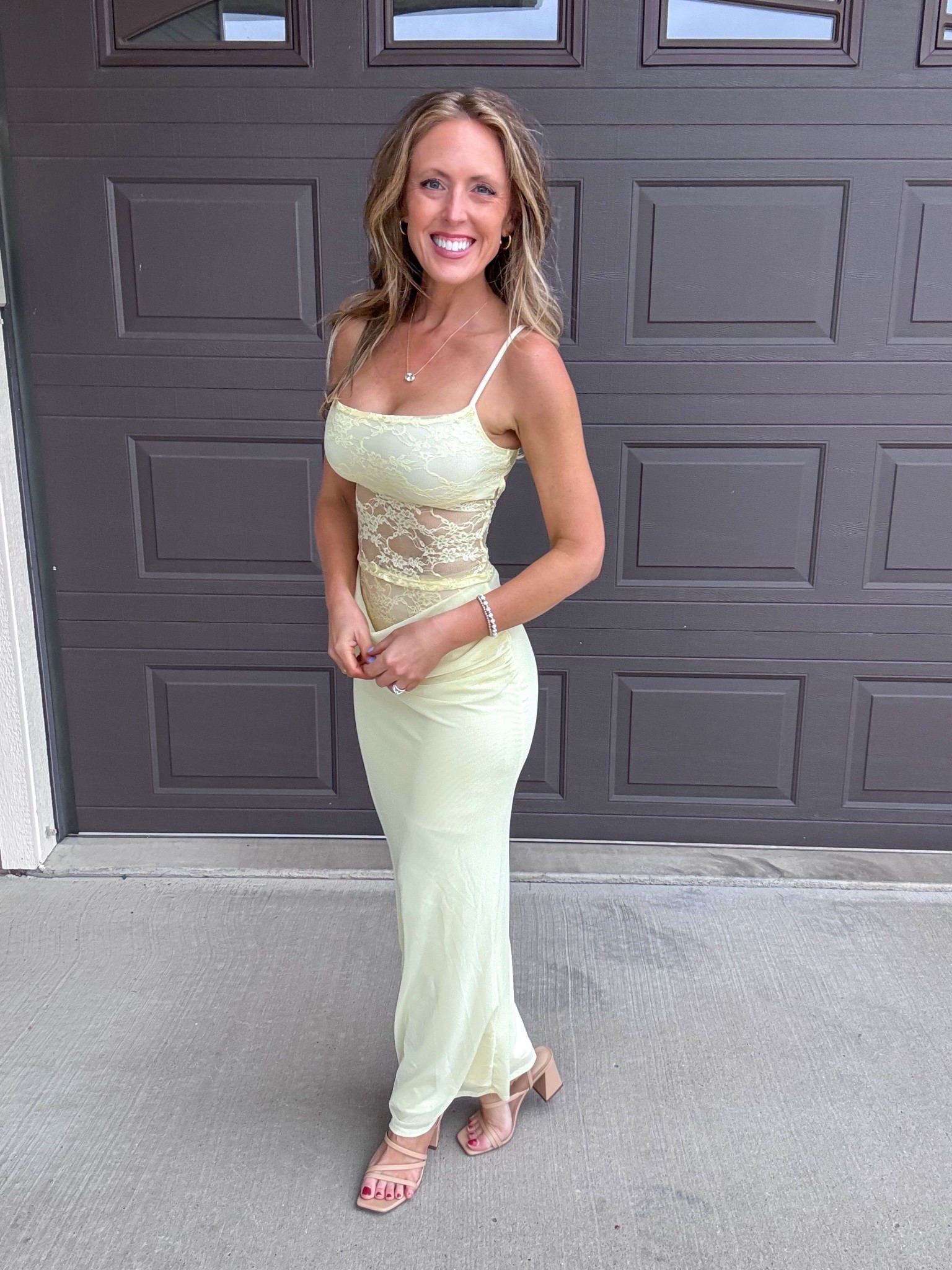 This butter yellow set with lace detail is absolutely adorable! 💛 The mesh fabric is so comfy too! Wearing a small.

As an Amazon Influencer I earn commission on qualifying purchases.

Yellow set, tow piece skirt set, mom style, wedding guest outfit idea, lace details set, spring fashion 2026

#LTKootd #LTKMidsize #LTKOver40