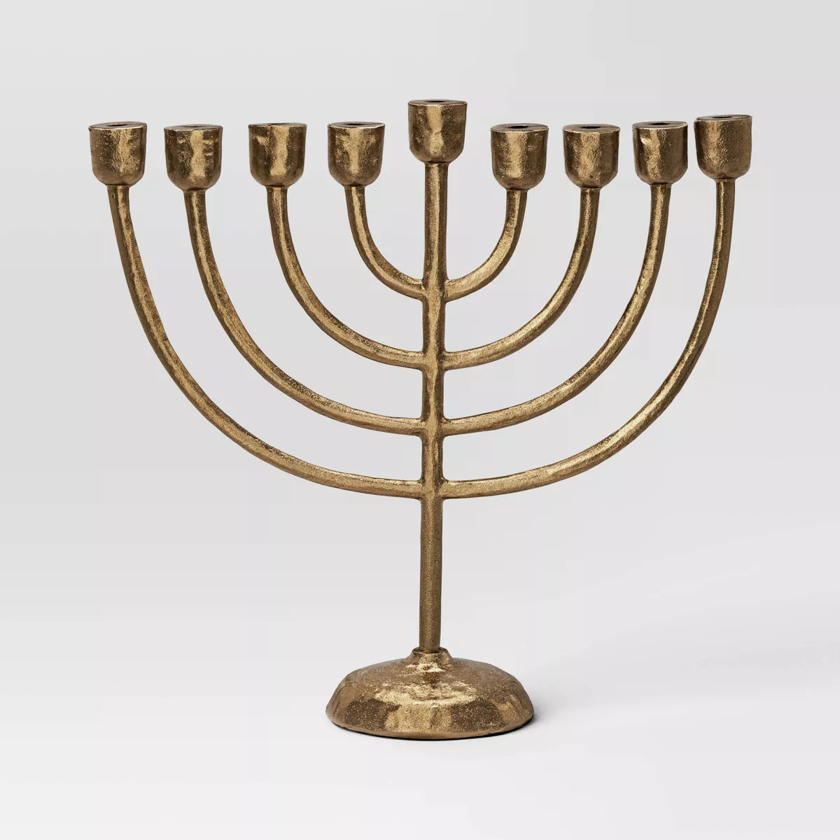 Hanukkah Cast Metal Classic Menorah Candle Holder Gold - Threshold™ | Target