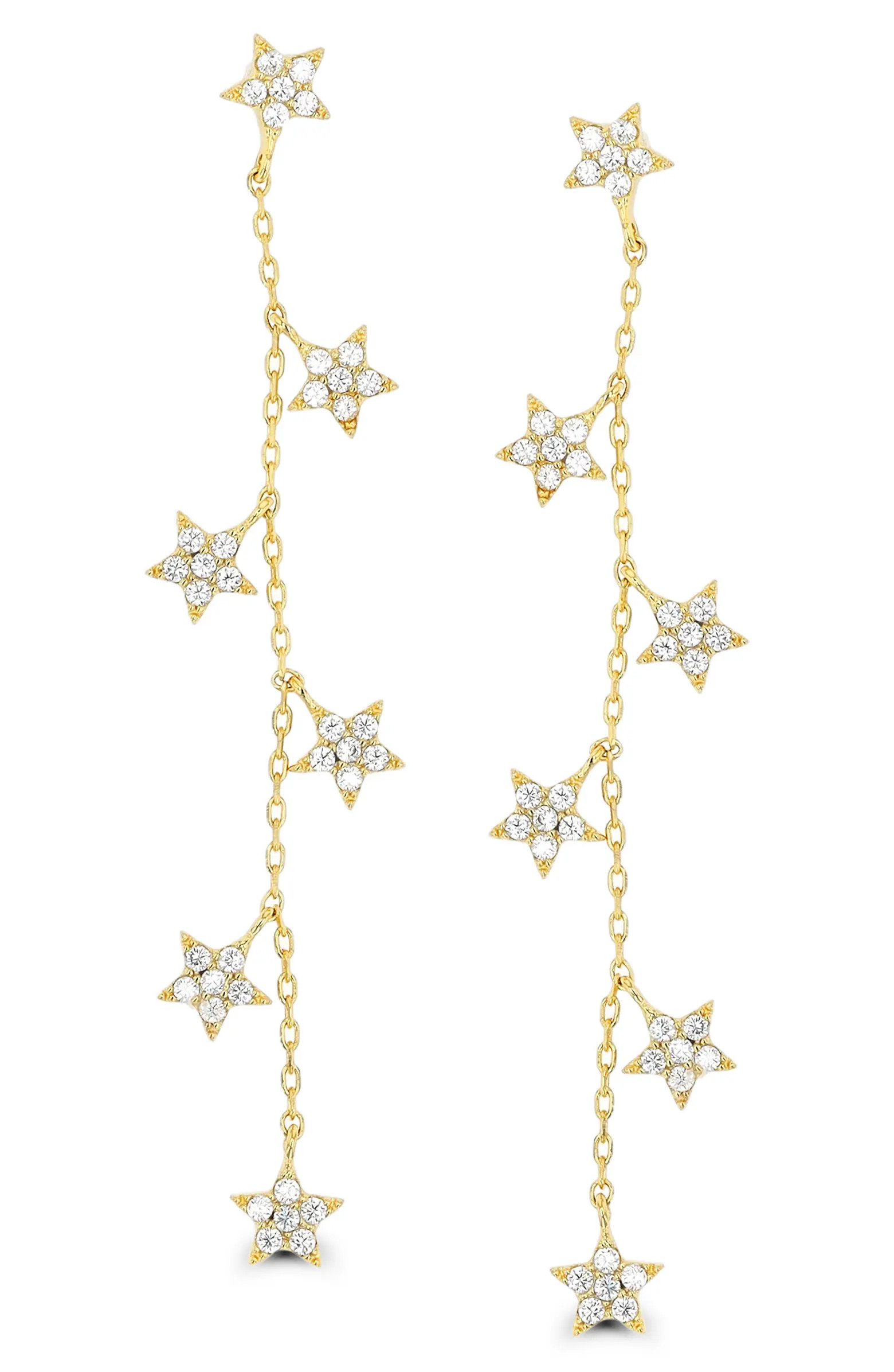 Cubic Zirconia Star Drop Earrings | Nordstrom