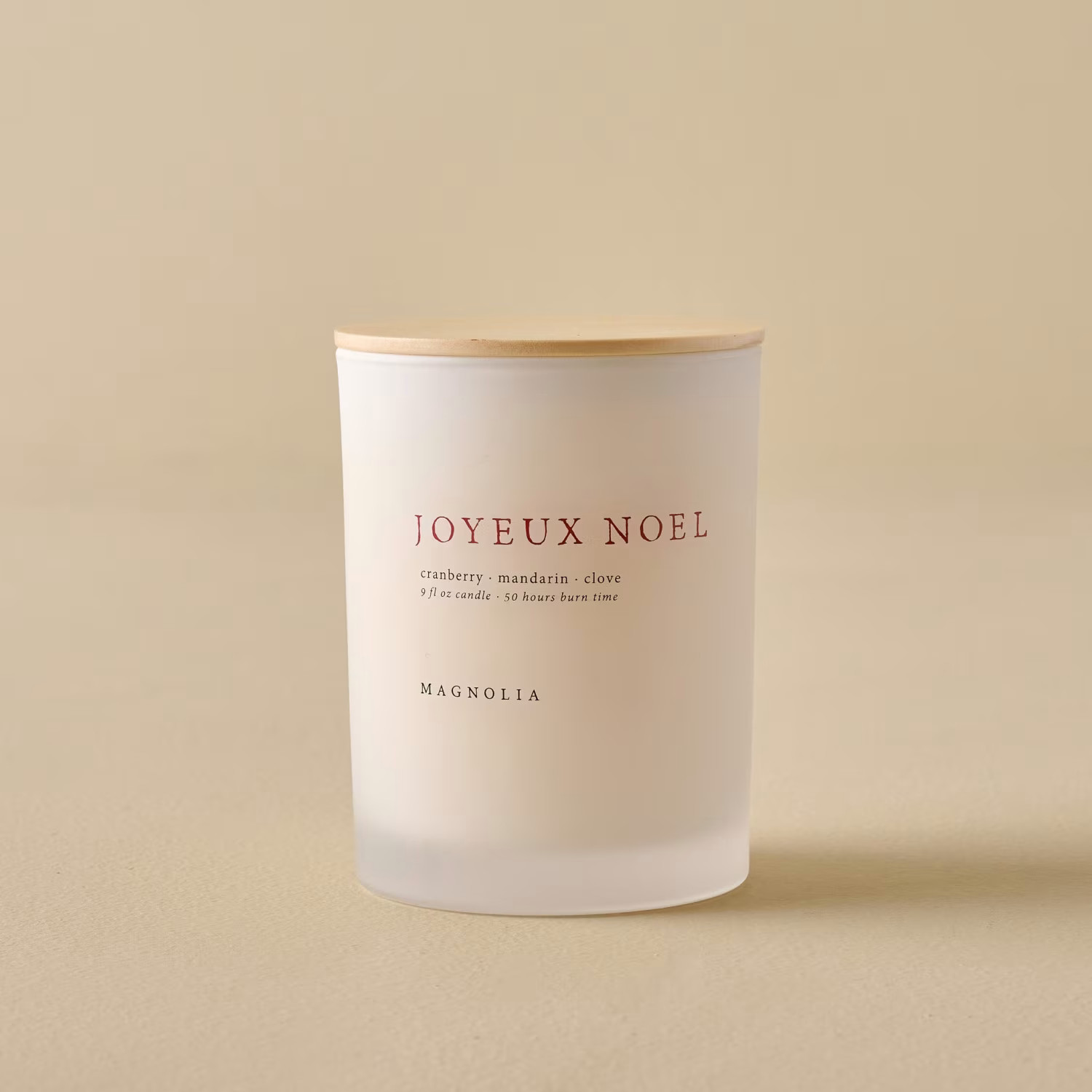 Magnolia Joyeux Noel Candle | Magnolia