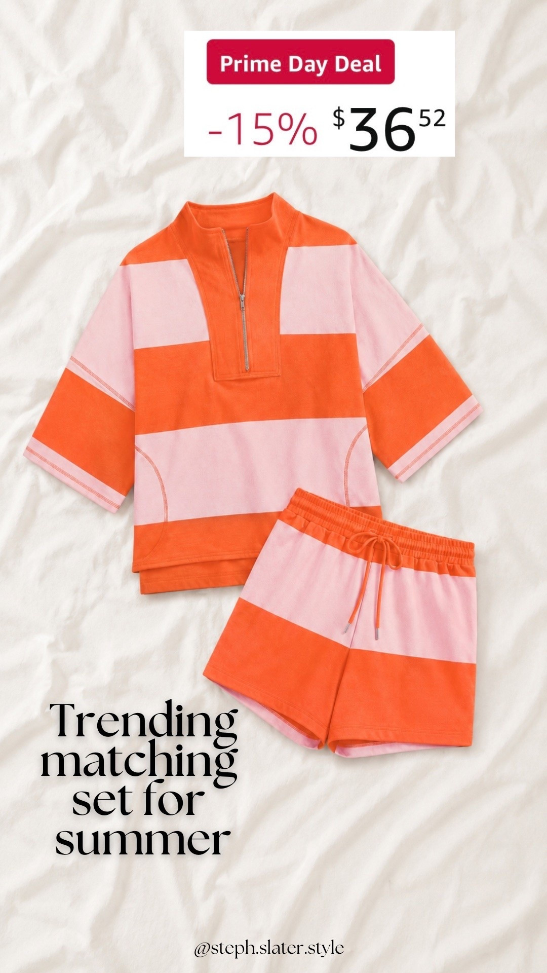 The perfect summer set. On deal now during prime days!

#LTKootd #LTKmomlife #LTKSaleAlert