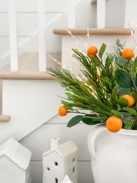 Although I haven’t started decorating for Christmas yet, a few of my orders have arrived! While I unboxed this village I did pair it with faux Christmas greenery, these lit white branches, and these clementine orange stems in my favorite white vase on our blue linen console table. 
.
#ltkhome #ltkholiday #ltksalealert #ltkseasonal #ltkfindsunder50 #ltkfindsunder100 #ltkstyletip

#LTKHoliday #LTKSeasonal #LTKhome