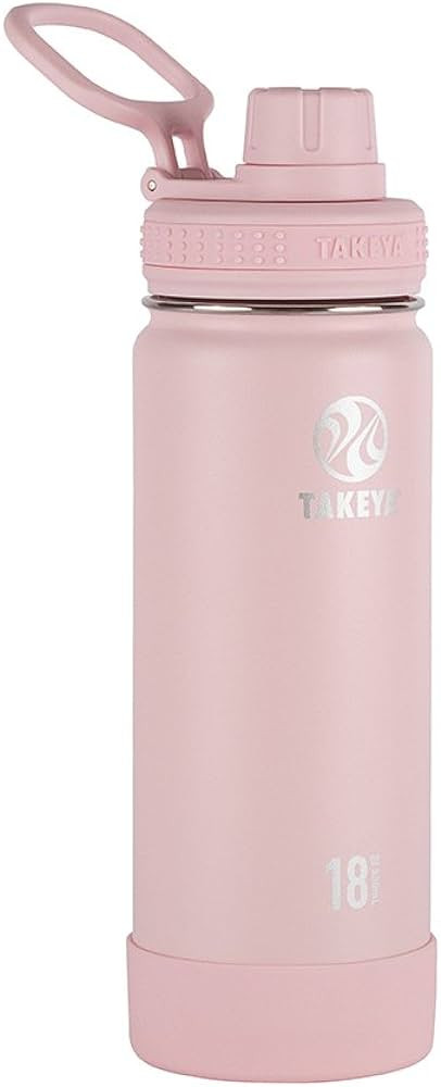 Takeya Actives 18 oz Vacuum Insulated Stainless Steel Water Bottle with Spout Lid, Premium Qualit... | Amazon (US)