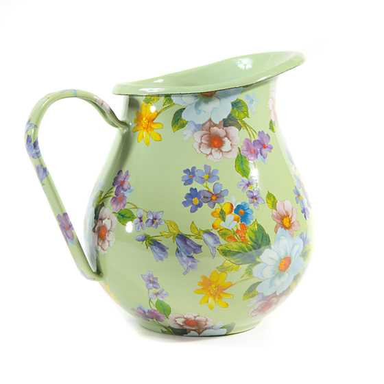 Green Flower Market Pitcher | MacKenzie-Childs