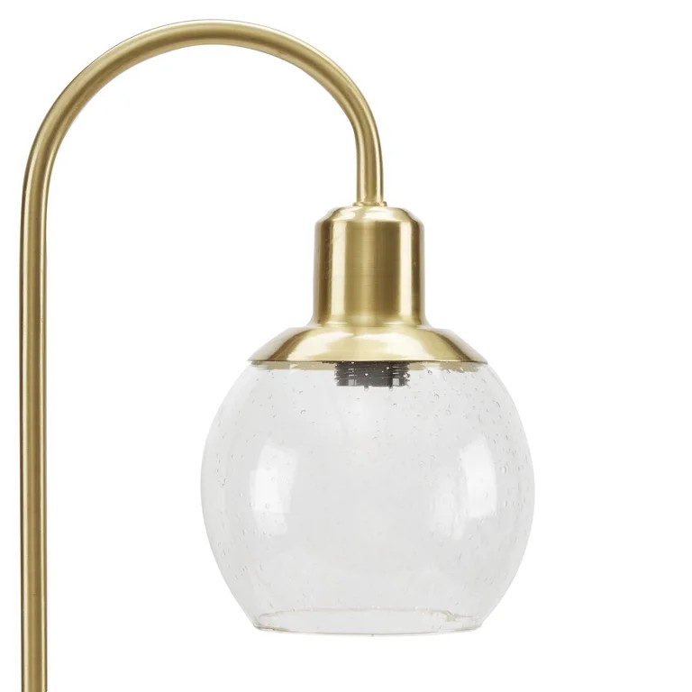 Better Homes & Gardens Real Marble Table Lamp, Brushed Brass Finish | Walmart (US)