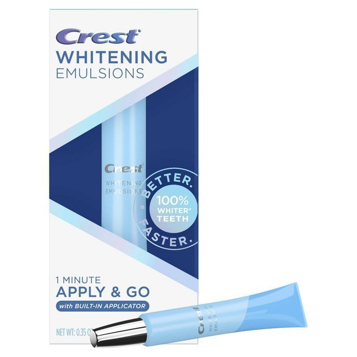 Crest Whitening Emulsions On-the-Go Leave-on Teeth Whitening Treatment with Hydrogen Peroxide +  ... | Target