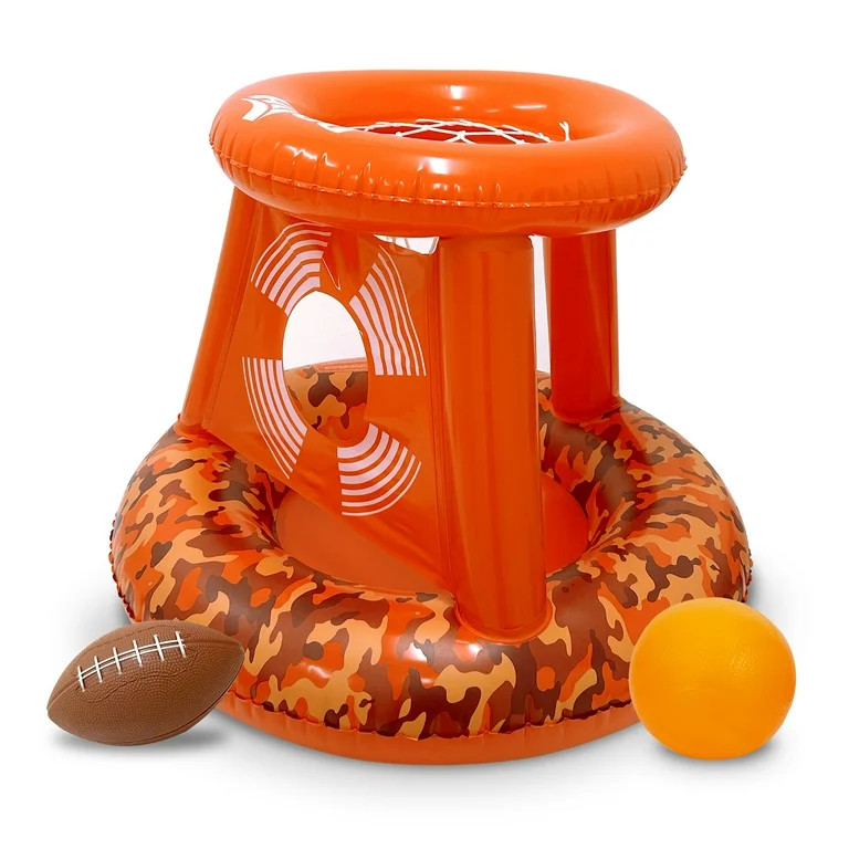 Aqua Dunk & Pass 2-in-1 Inflatable Game Pool Toy Set | Walmart (US)