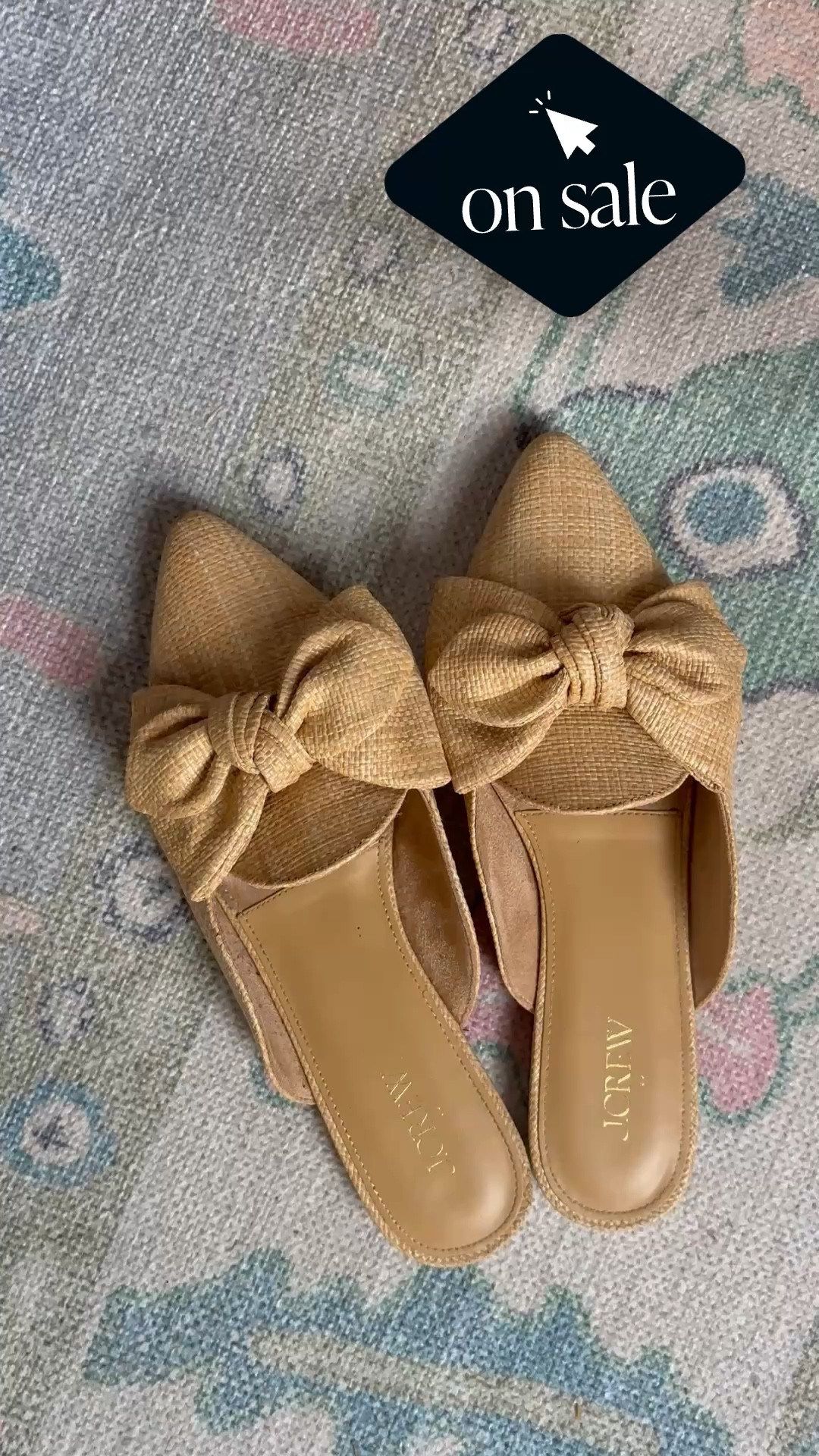 Cute spring through fall shoe. Woven with cute preppy bow. Currently on sale under $70

#LTKSaleAlert