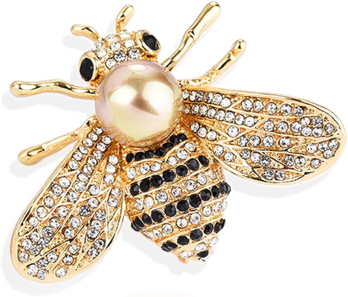 Gleamart Butterfly Crystal Brooch Insect Animal Pin Badge for Women | Amazon (US)