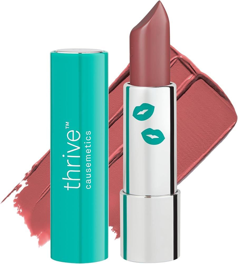 Thrive Causemetics Impact-FULL Smoothing Lipstick, Moisturizing Lip Makeup Essential with Vitamin... | Amazon (US)