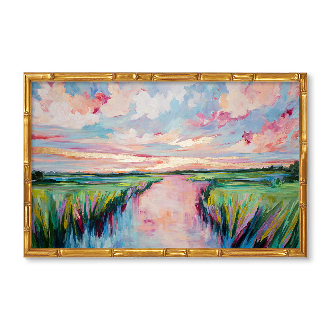 Paradise Pink by Annie Howell Painted Art Prints | Urban Garden Prints