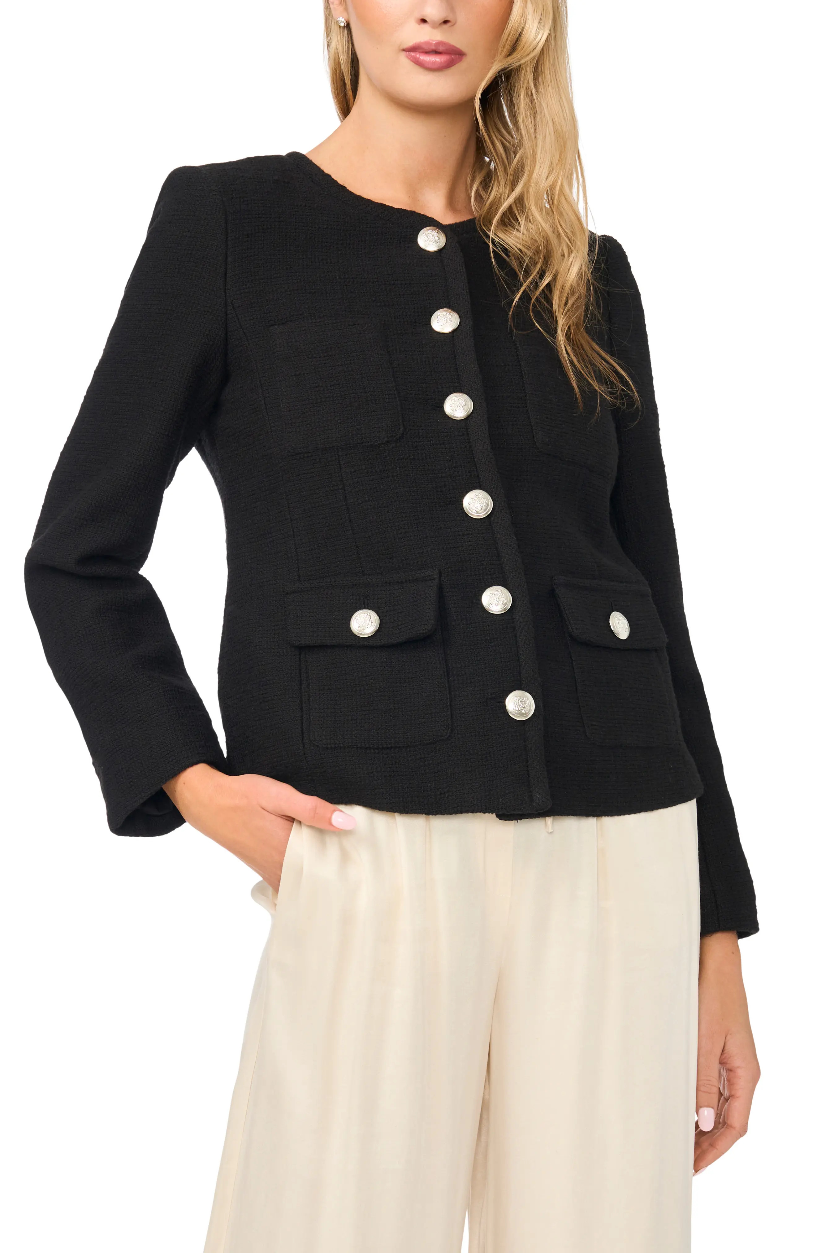 Collarless Jacket (Women) | Nordstrom | Nordstrom