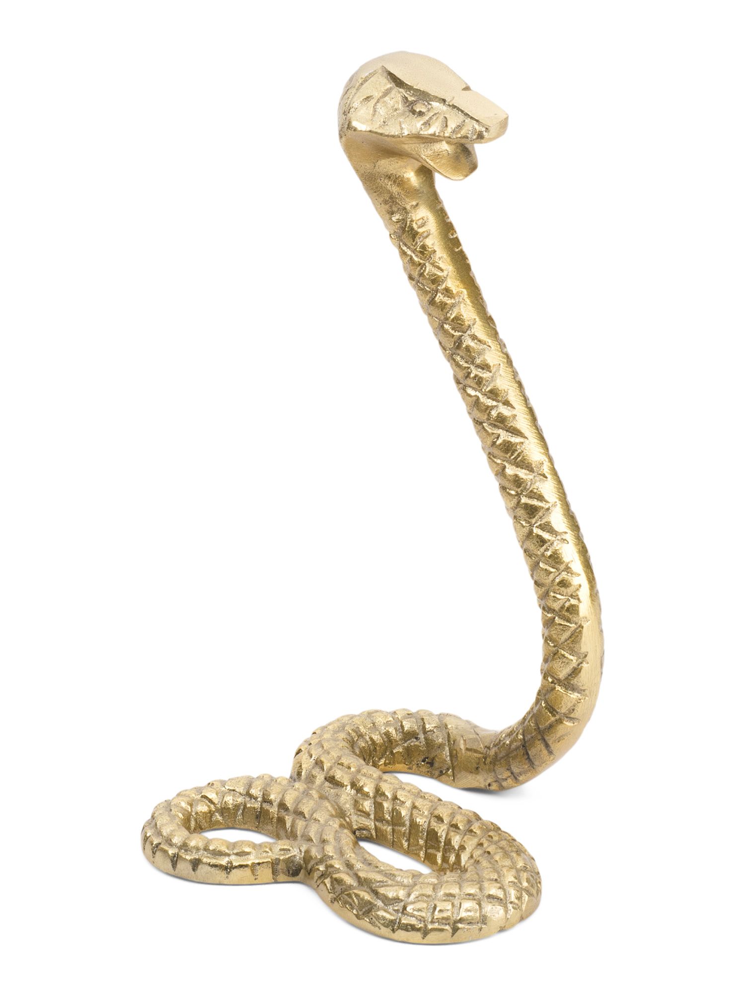 10in Metal Snake Statuary Decor | TJ Maxx