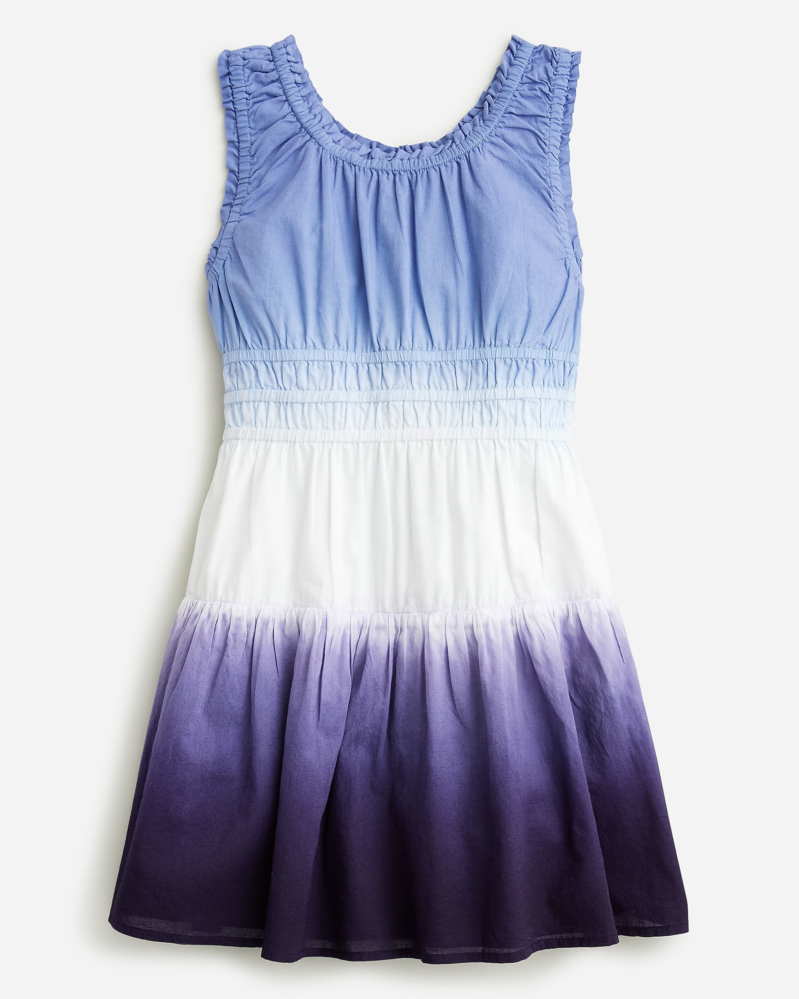 Girls' dip-dye scoopneck dress | J. Crew US