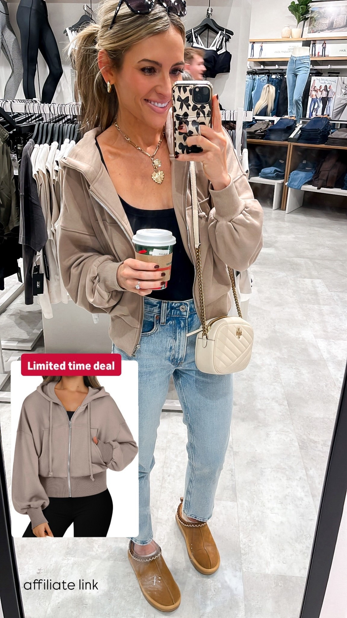 Perfect outfit for a casual day out! Love this full zip crop jacket! Wearing xs. Tank has a built in padded bra! 
You’ll LOVE these jeans! Perfect ankle length. Adorable with sneakers, boots or sandals 


#LTKSaleAlert #LTKootd #LTKmomlife