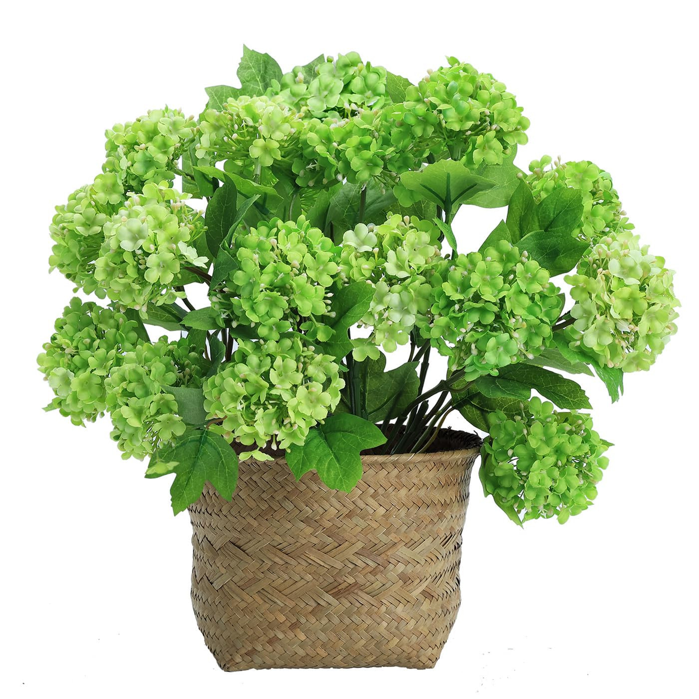 CHIAVE Atificial Flowers, Simulated Hydrangeas- 6pcs - Green | Amazon (US)