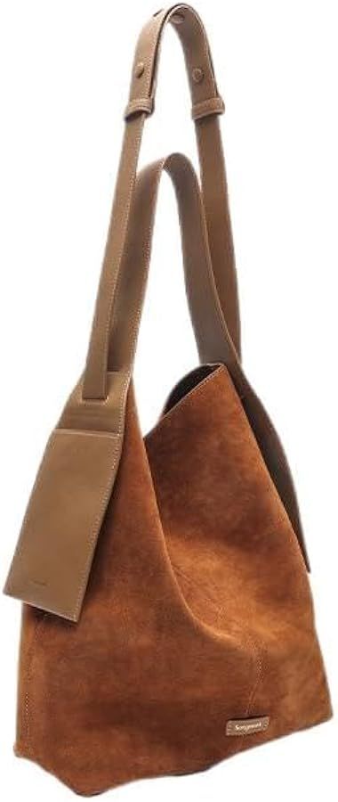 Stylish Design Suede Tote - Lazy Commuting Shoulder Crossbody Bag | Amazon (US)