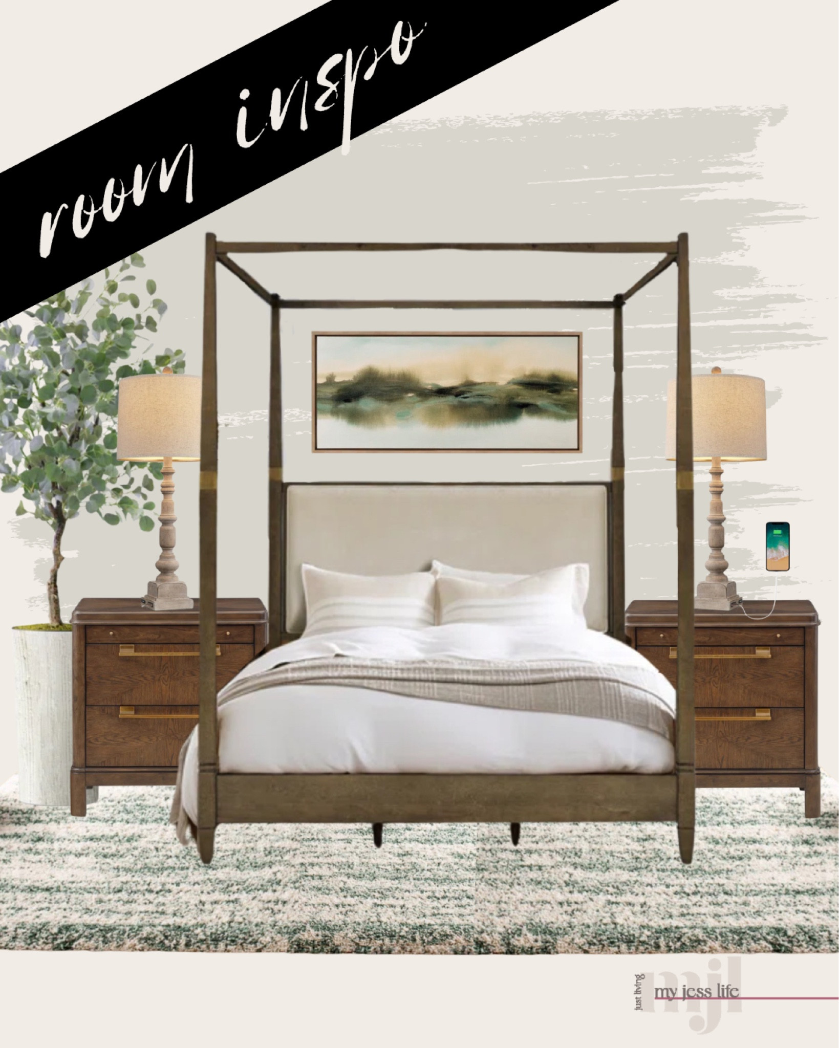 Love the peace of green accents! This makes me want to redecorate my room! 

#LTKHome