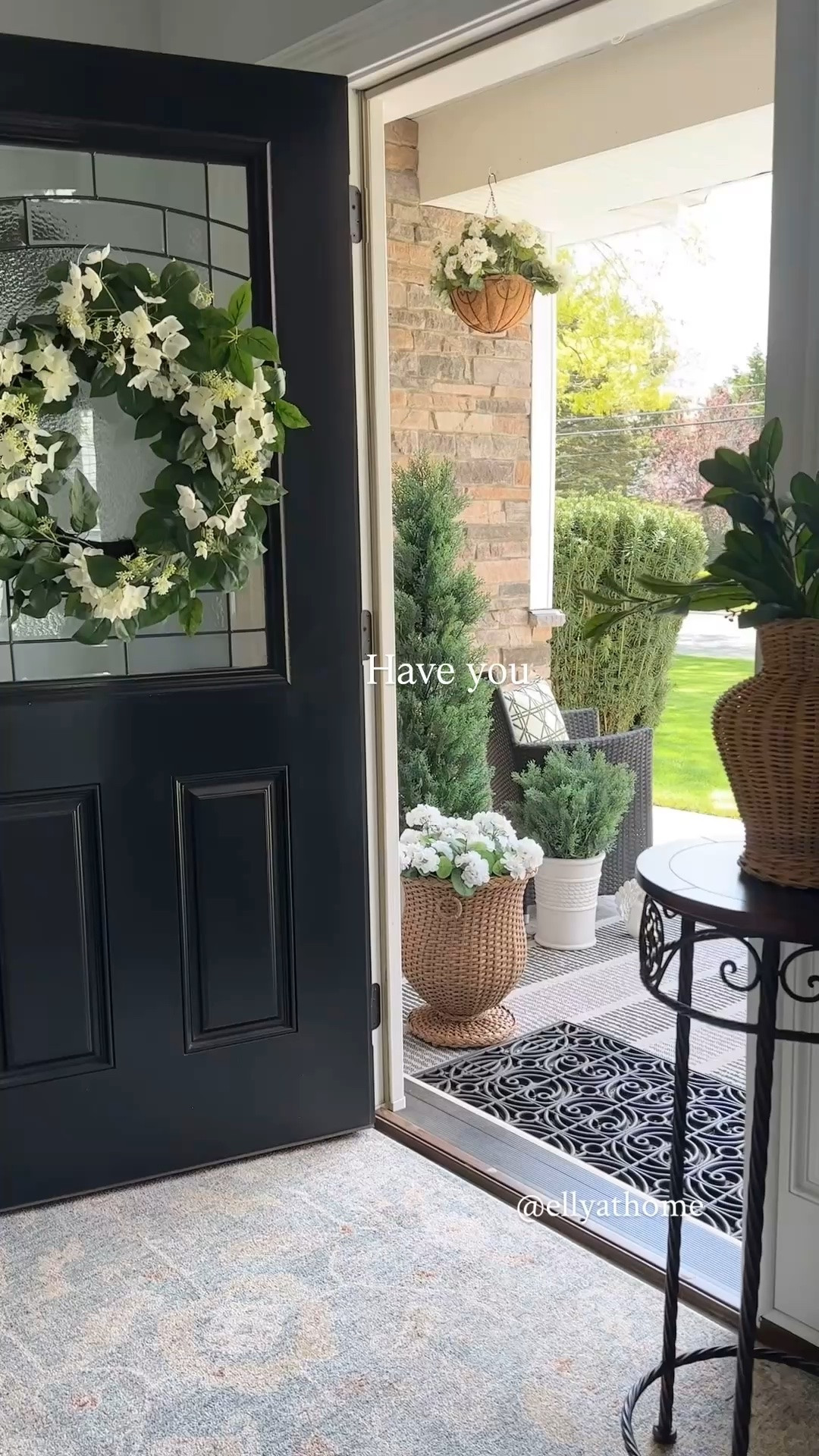 Spring/summer porch styling! I love these new outdoor resin rattan planters, outdoor faux geraniums, hanging baskets, outdoor pillows on sale. Hydrangeas wreath, cypress trees, small bush, more porch, patio finds! Target, Amazon.

#LTKSeasonal #LTKHome #LTKSaleAlert