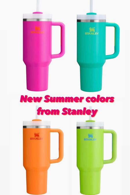 I’m in love with these new colors! Just launched today! ☀️✨🙌 #stanley 