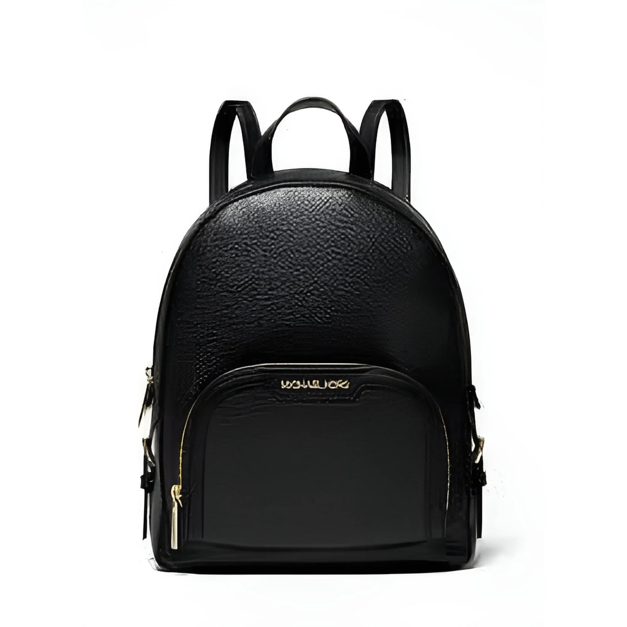 Michael Kors Jaycee Women's Zip Pocket Pebbled Leather Backpack, Black | Walmart (US)