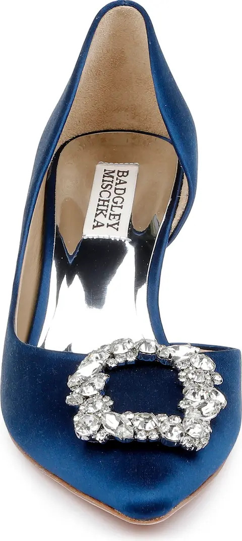 Badgley Mischka Collection Fabia Embellished Pointed Toe Pump (Women) | Nordstrom | Nordstrom