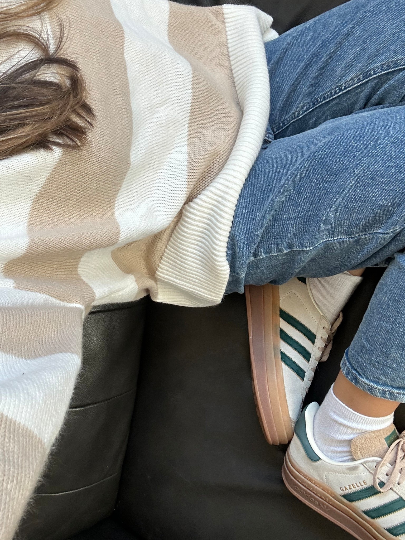 fall and winter outfit inspo adidas gazelles ! my favorite platform neutral and green sneaker  

#LTKGiftGuide #LTKHoliday #LTKootd