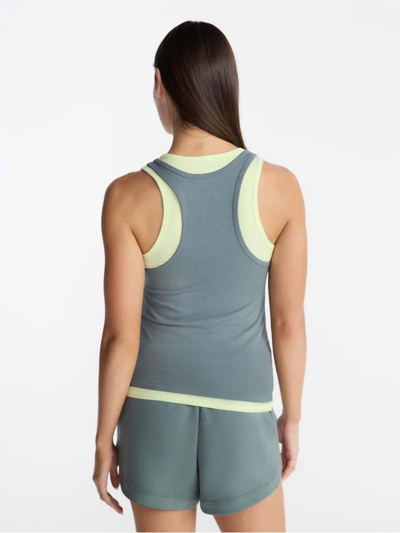 Avia Women's Double Layer Tank Top, Sizes XS-XXXL | Walmart (US)